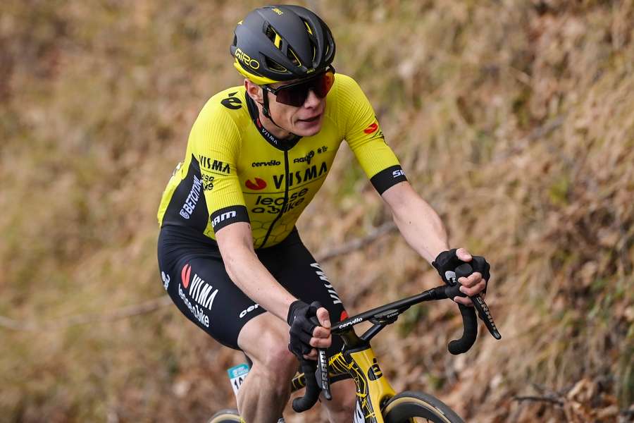 Vingegaard crashed during training in Malaga