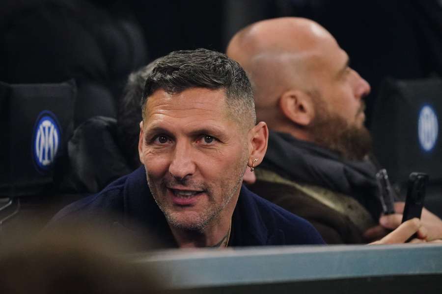 Materazzi, durante un Inter-Juventus en San Siro