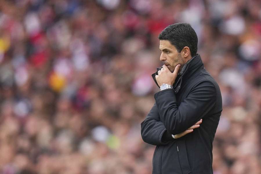 Trenér Arsenalu Mikel Arteta