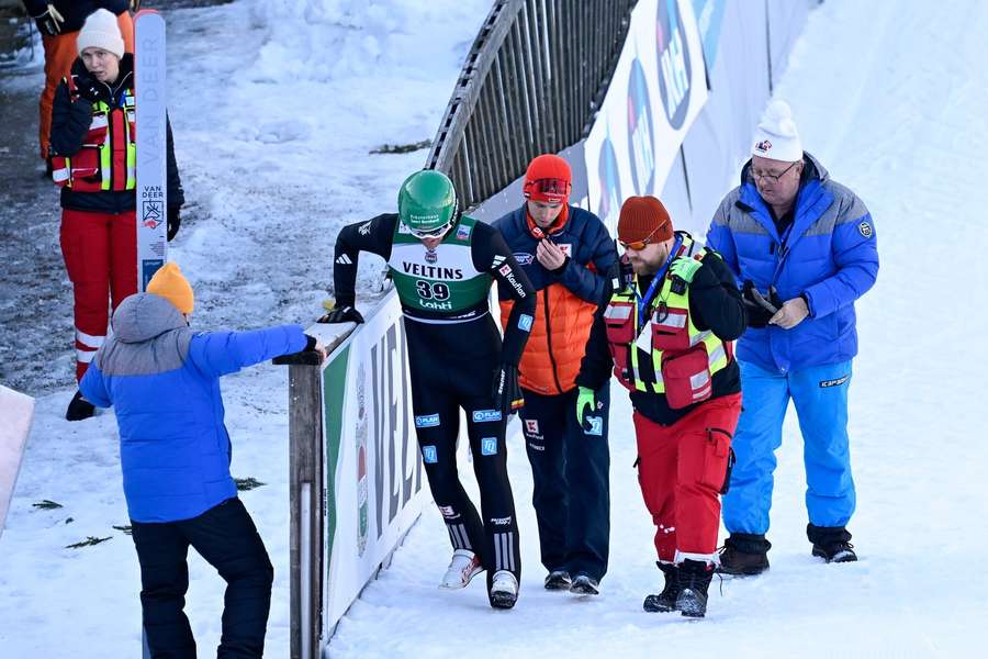 Kreuzbandriss-Diagnose bei Wendelin Thannheimer.