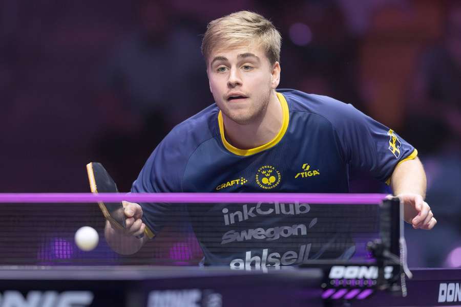 Tenisista stołowy Truls Moeregardh wygrał sto meczów z rzędu w lidze szwedzkiej