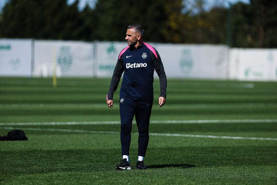 Rui Borges, treinador do Sporting