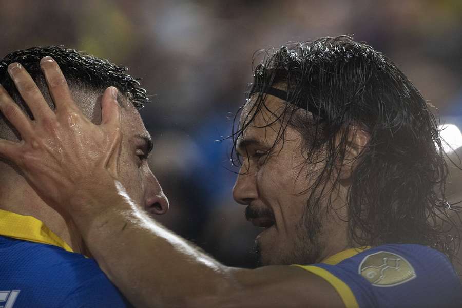 Uruguayanul Edinson Cavani, la al doilea meci pentru Boca Juniors