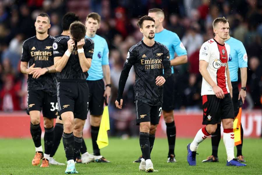 Foi apenas o segundo tropeço do Arsenal na atual temporada da Premier League