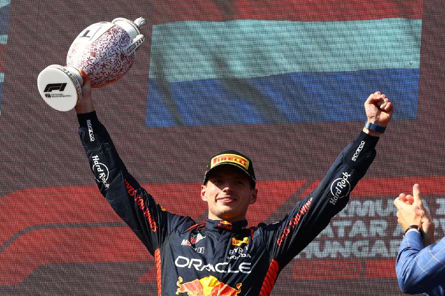 Verstappen finished in first place yet again in Hungary