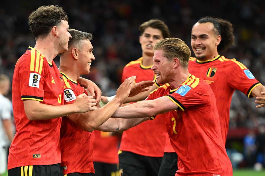 Trossard e De Bruyne marcaram em Nova Zelândia 1x5 Bélgica
