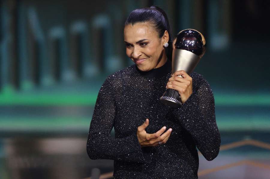 Marta venceu o troféu da FIFA de melhor jogadora do mundo por seis vezes