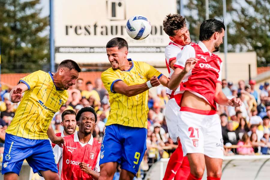 Tarde complicada para o SC Braga