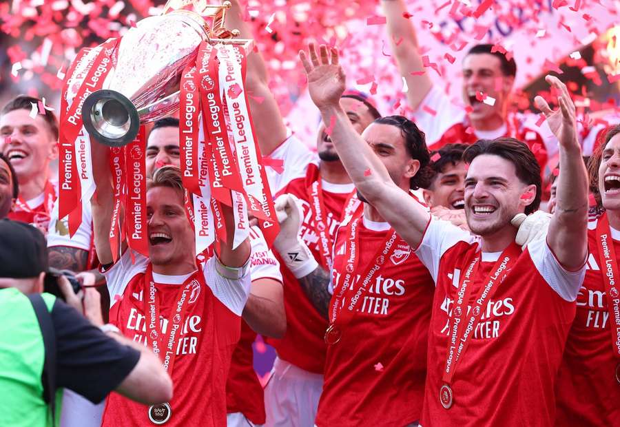 Arsenal were crowned Premier League champions for the 2025/26 season. Arsenal were crowned Premier League champions for the 2025/26 season.
