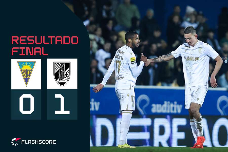 Safira voltou a ser o herói do Vitória, com o golo aos 12 minutos