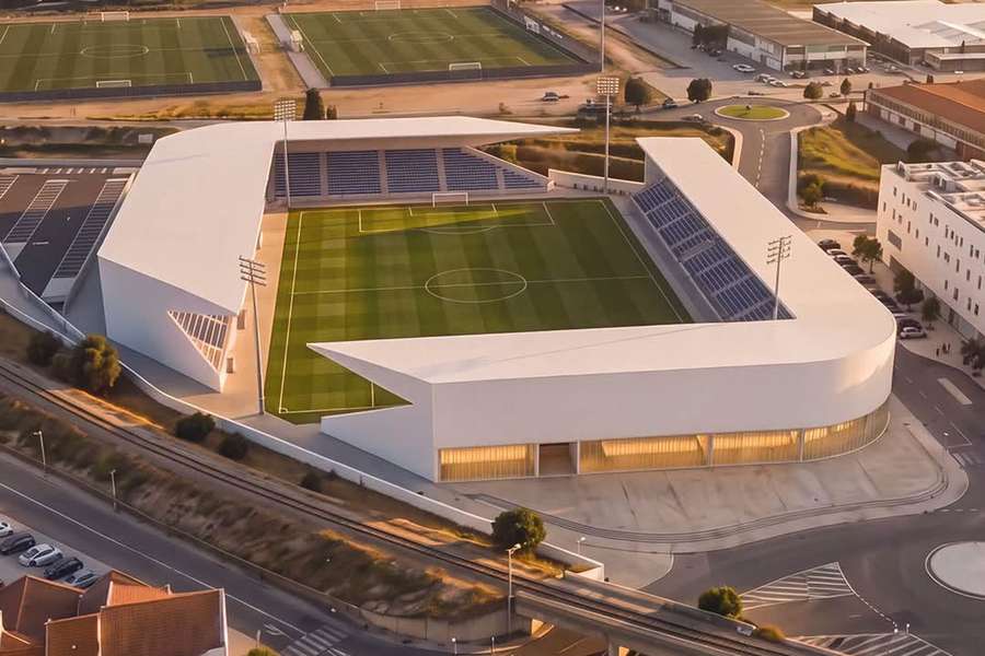O novo estádio do Torreense O novo estádio do Torreense