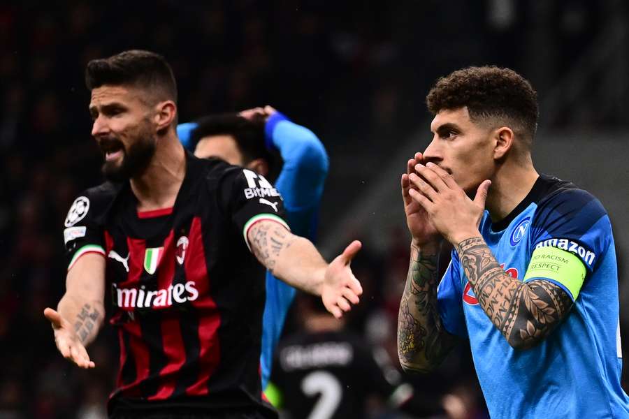 Giroud e Di Lorenzo vão lutar pela qualificação