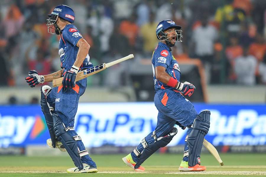 Lucknow pulled off a thrilling win over Hyderabad