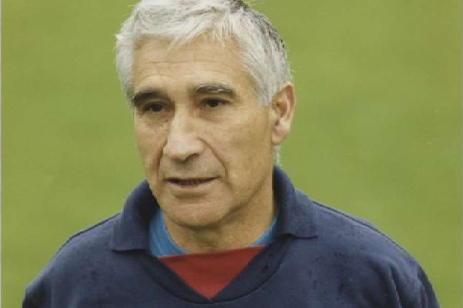 Arsenio Iglesias, en su última etapa de entrenador del Deportivo