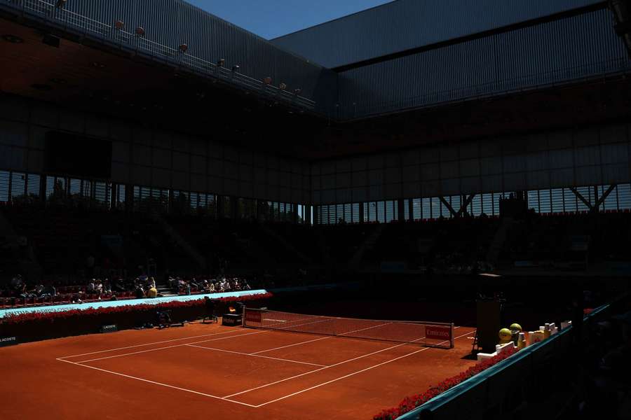 Le tournoi de Madrid ce lundi.