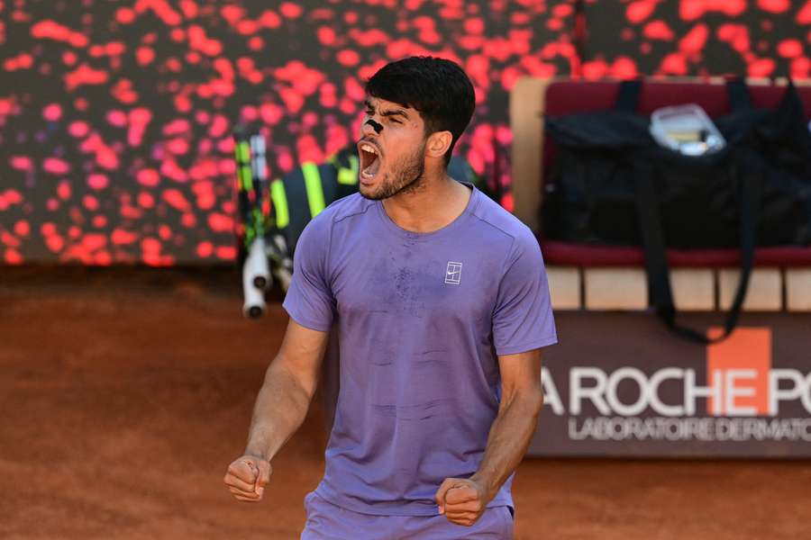 Alcaraz à Roland-Garros.