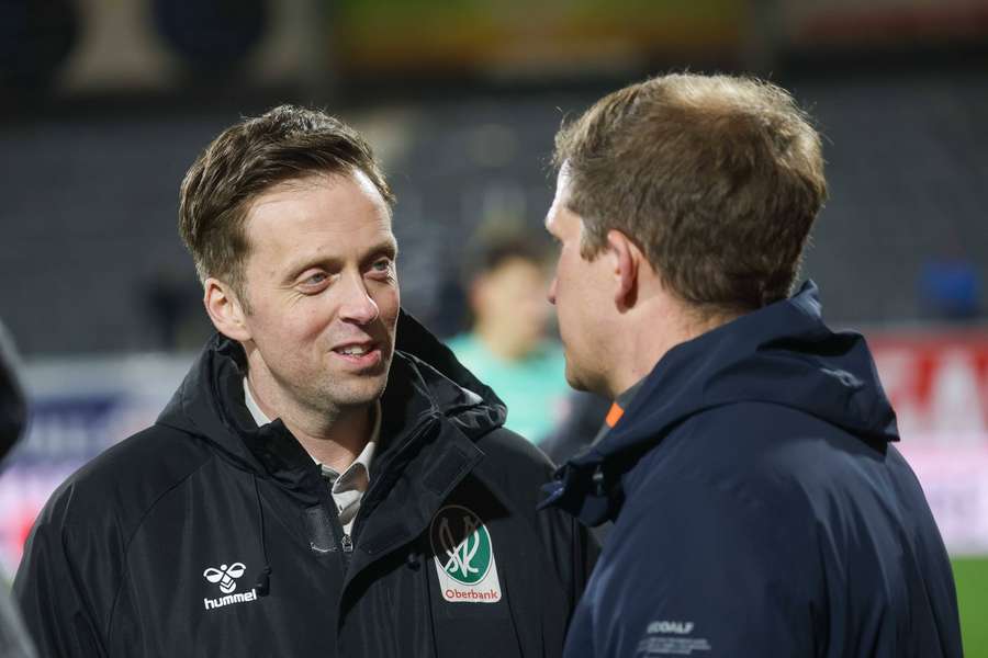 Präsident Gahleitner und Sportvorstand Fiala haben ihren Trainer gefunden Präsident Gahleitner und Sportvorstand Fiala haben ihren Trainer gefunden