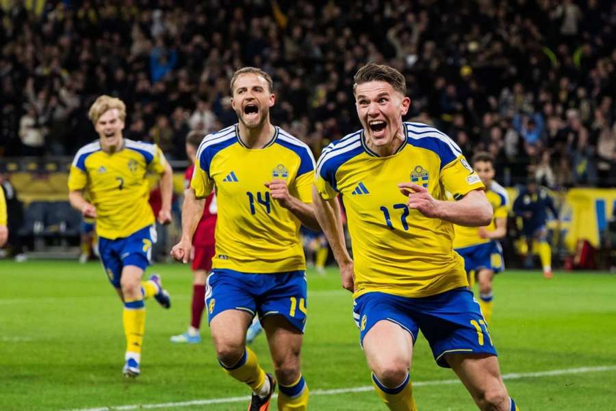 Gyökeres táhl Švédsko za postupem.