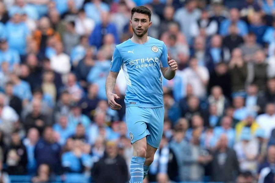 Laporte avec Manchester City le 8 mai 2022. 