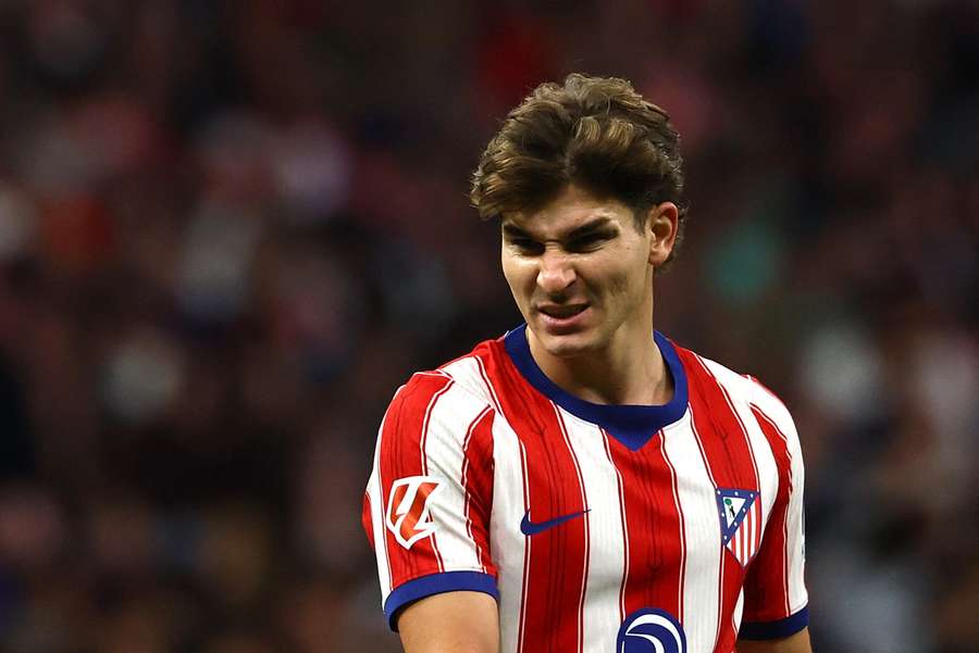 Julián Álvarez rozhodol o triumfe Atlética Madrid.