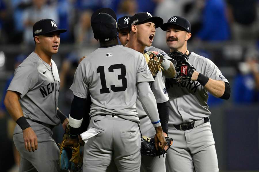 Gli Yankees festeggiano