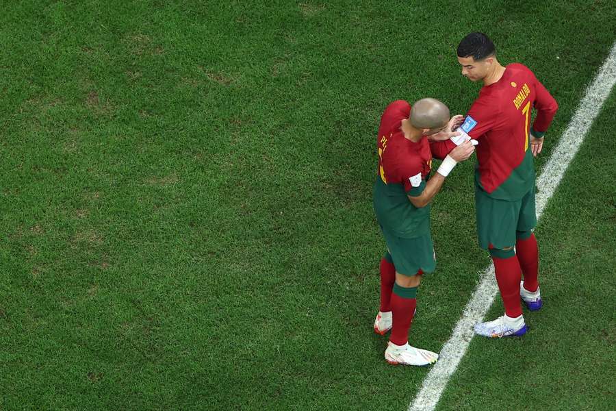 Ronaldo mocht tegen Zwitserland een kwartier meedoen