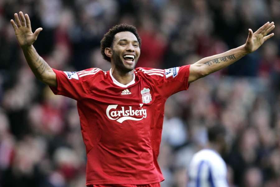 Pennant a jogar pelo Liverpool em 2008