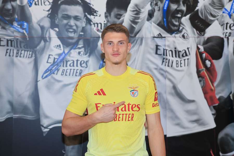 Arnas Voitinovicius está no Benfica desde 2023/2024