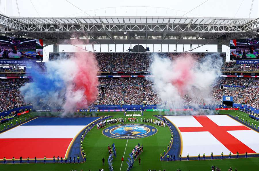 A general view inside the Miami Stadium before the match A general view inside the Miami Stadium before the match