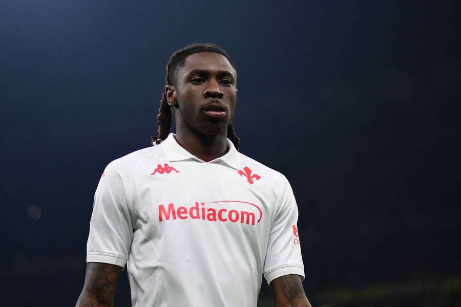 Kean was hit in the head while jostling for the ball