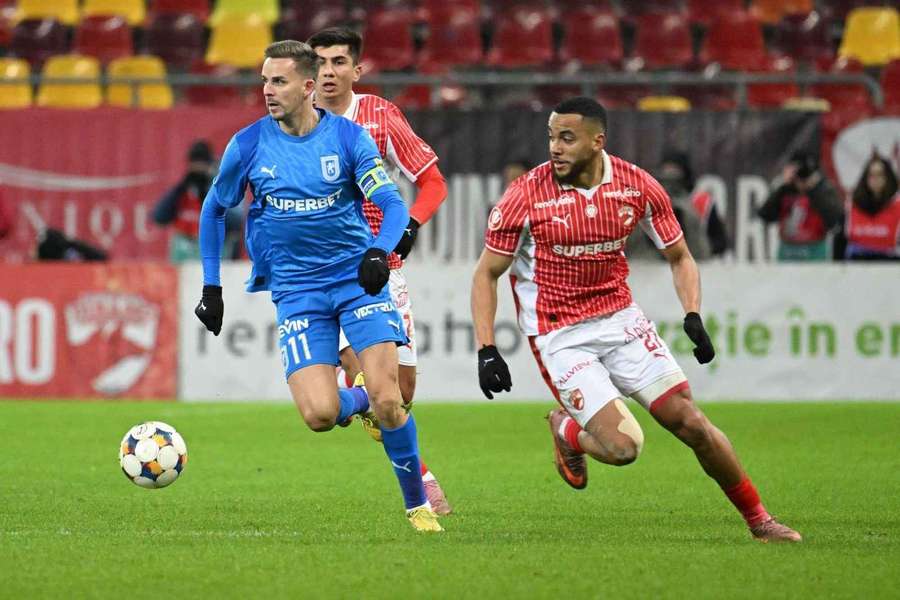 Universitatea Craiova de Filipe Coelho empatou com Dínamo Bucareste