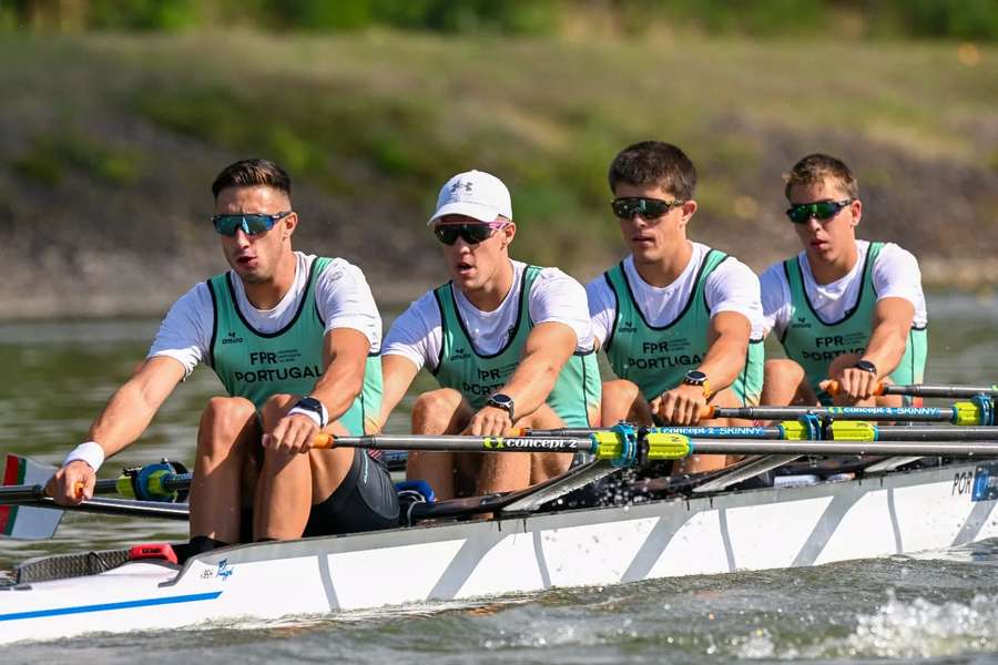 Portugal apura quadriscull para a final do Europeu sub-23 de remo Portugal apura quadriscull para a final do Europeu sub-23 de remo