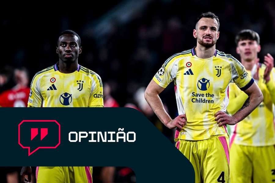 O desespero dos jogadores da Juventus após a eliminação