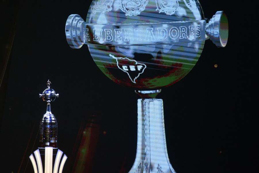 O troféu da Libertadores