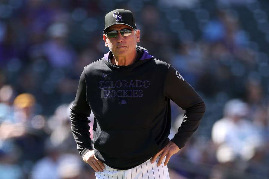 Rockies manager Bud Black visiting the mound during a game against the Milwaukee Brewers (2025)