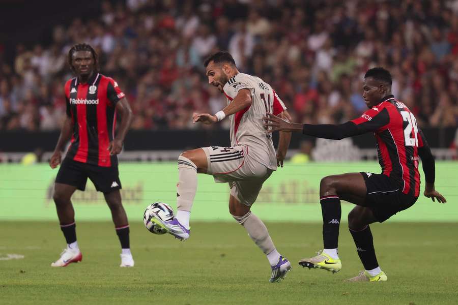 Pavlidis em ação com o Nice