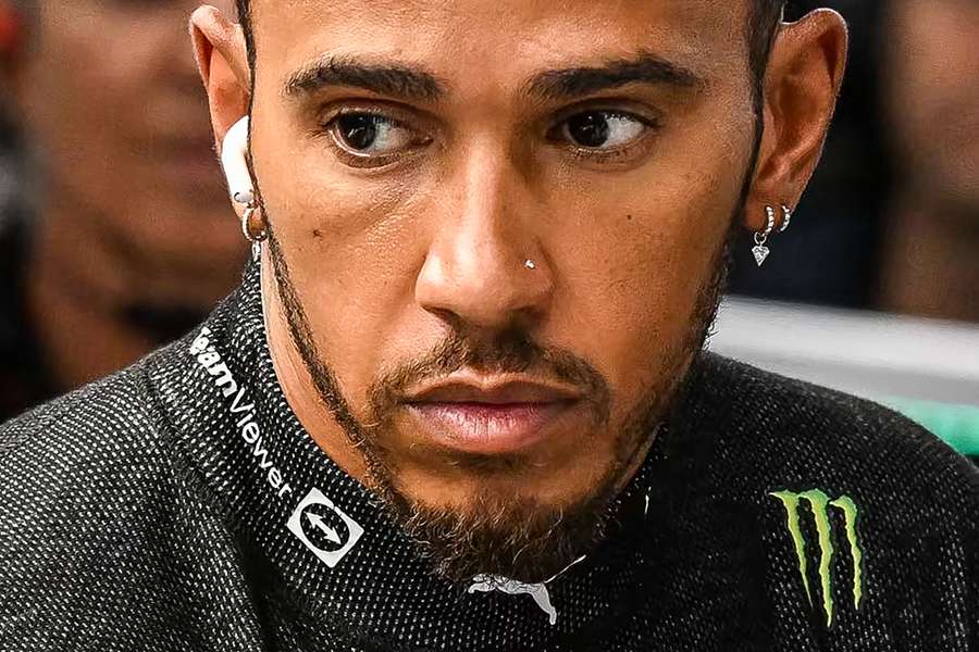 Hamilton's nose stud has been under scrutiny all season
