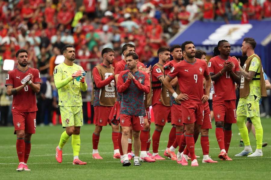A desilusão portuguesa após o empate com a RD Congo A desilusão portuguesa após o empate com a RD Congo