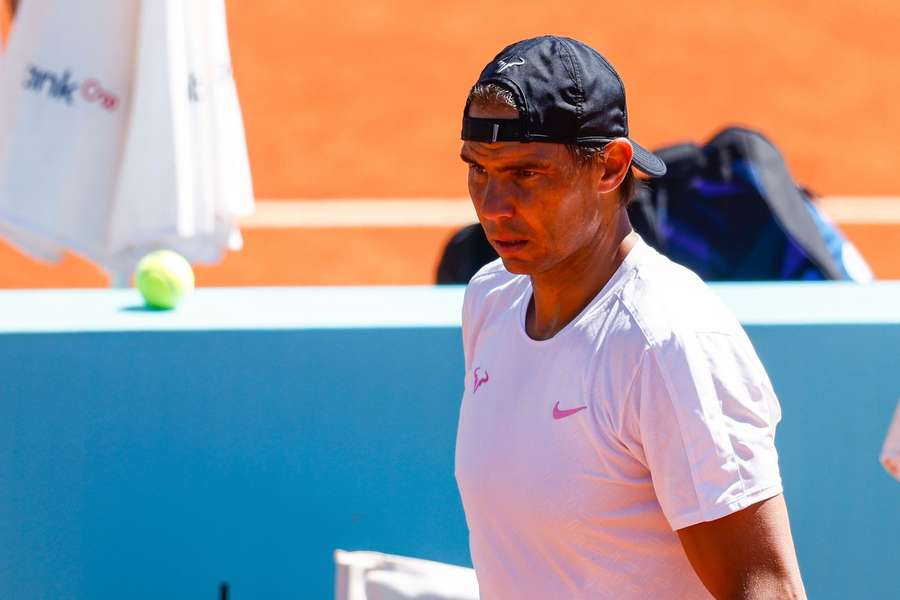 Nadal absolvierte sein erstes Match bei den Mutua Madrid Open 2024.