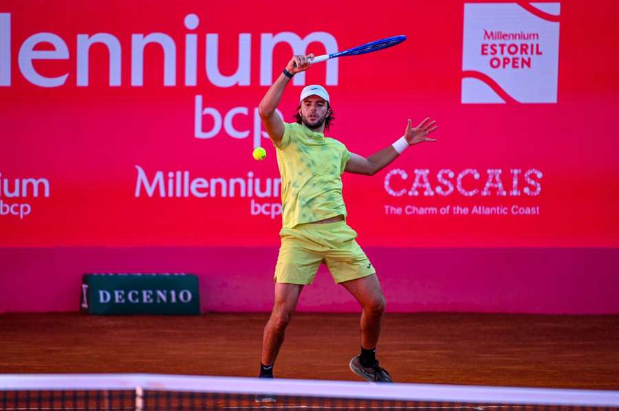 Tenista português Jaime Faria, no Estoril Open Tenista português Jaime Faria, no Estoril Open