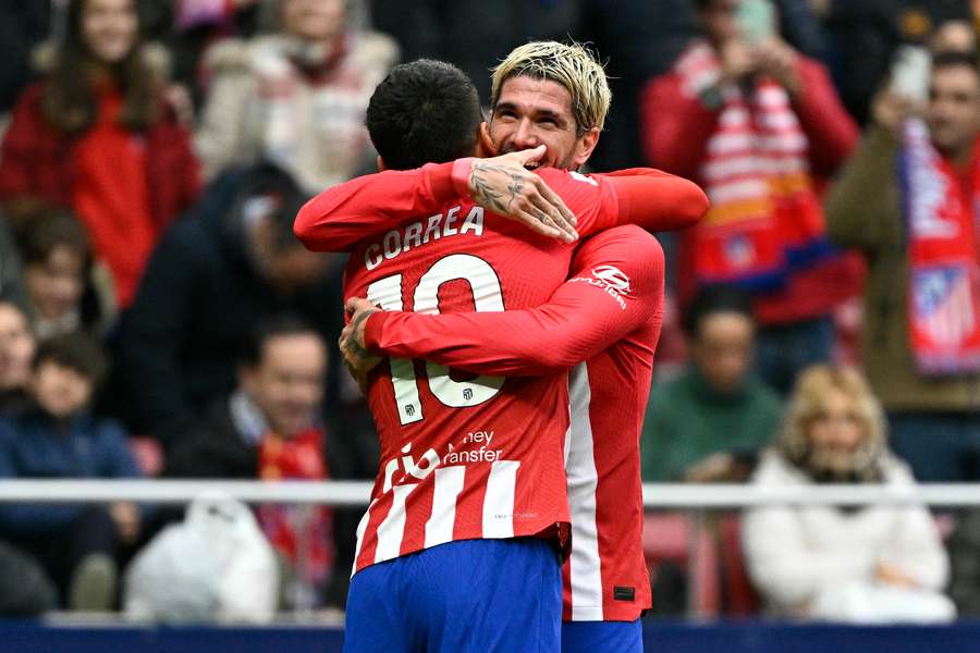 Correa y De Paul, de compañeros a rivales