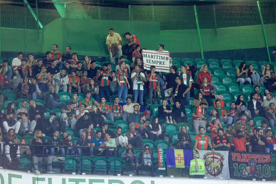 Marítimo teve muitos adeptos em Alvalade Marítimo teve muitos adeptos em Alvalade
