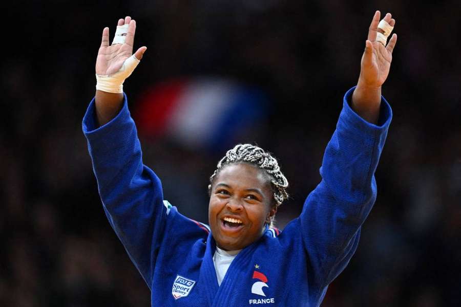 Romane Dicko lors du Paris Grand Slam 2024.