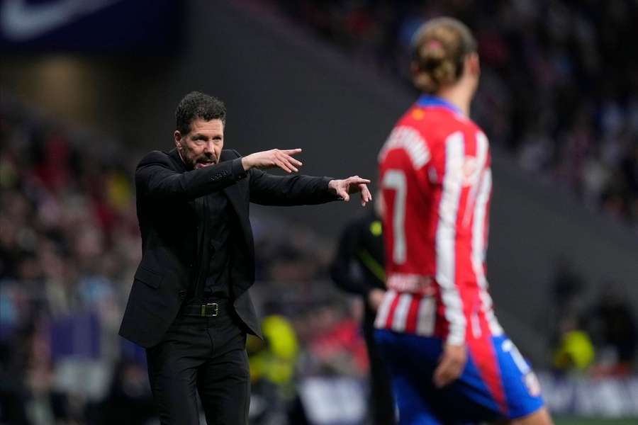 Simeone (L) and Griezmann