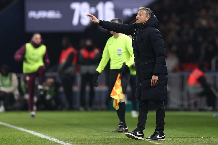 Luis Enrique ce vendredi soir.