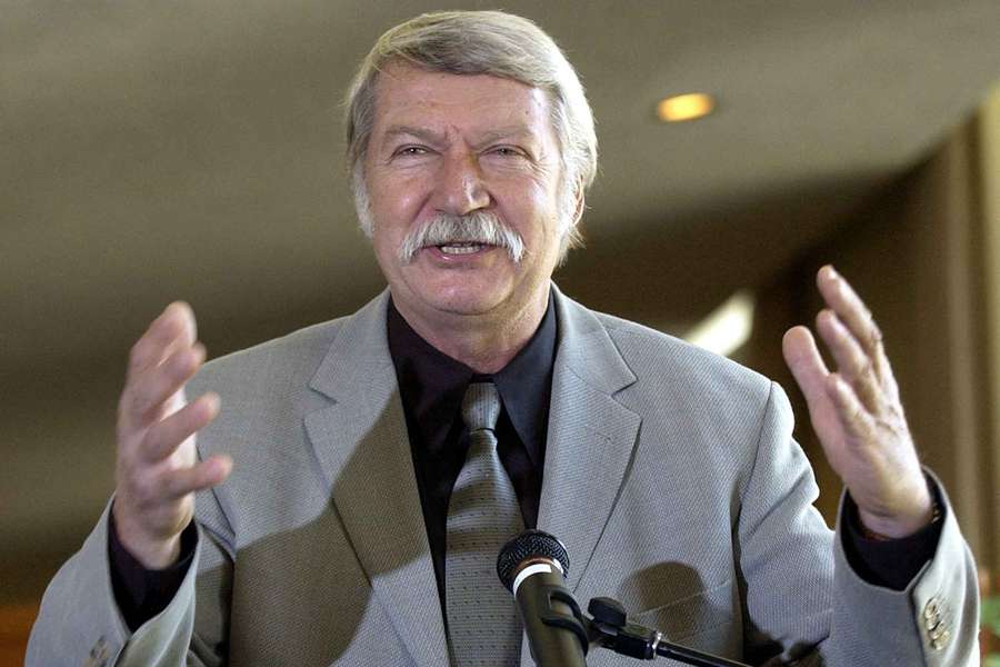 Bela Karolyi aux États-Unis en 2005.