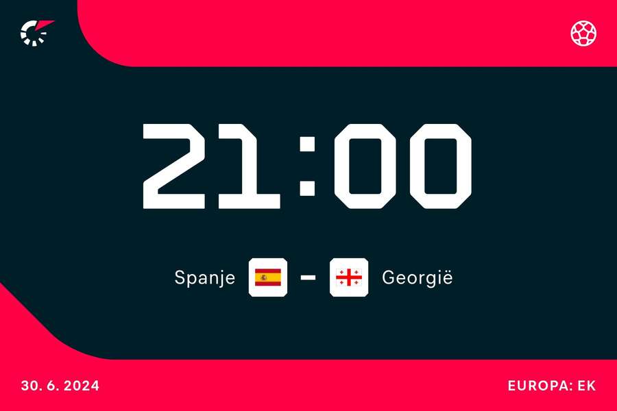 Affiche Spanje-Georgië