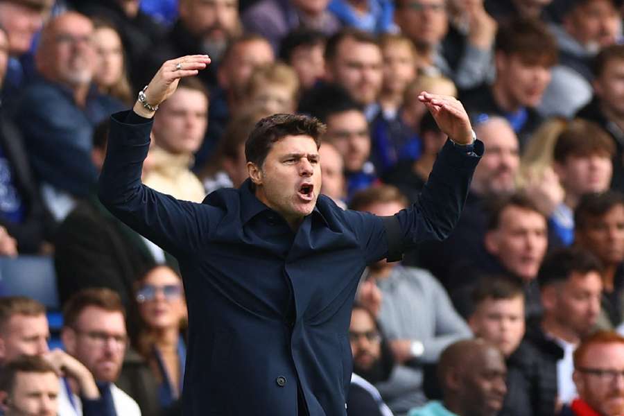 Pochettino cut a frustrated figure on the touchline against Brentford Pochettino cut a frustrated figure on the touchline against Brentford
