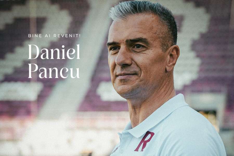 Rapid l-a prezentat oficial pe Daniel Pancu: "Idol al tribunelor"