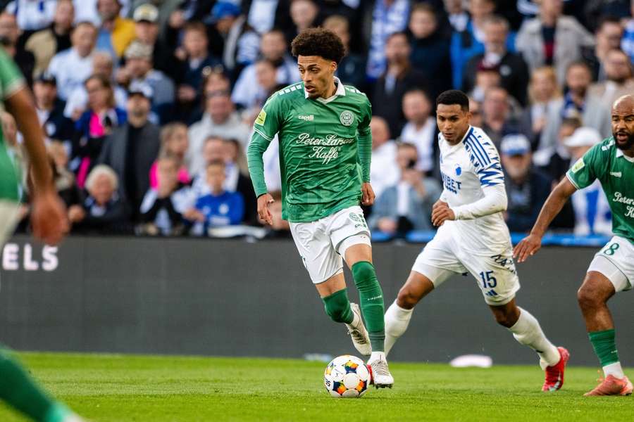 Serginhi in action for Viborg against FC Copenhagen